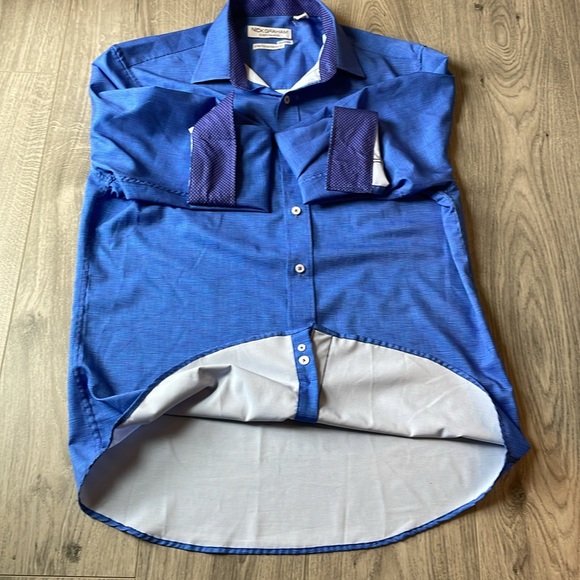 Nick Graham Everywhere  , Stretch modern fit button-down shirt. - Picture 3 of 8